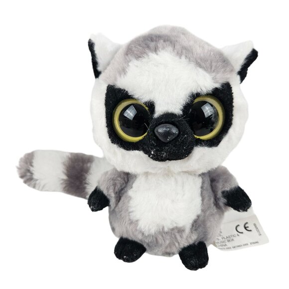 Aurora Lemur Small Plush Lemmee YooHoo And Friends Stuffed Animal Big Eyes Gray - Picture 1 of 9